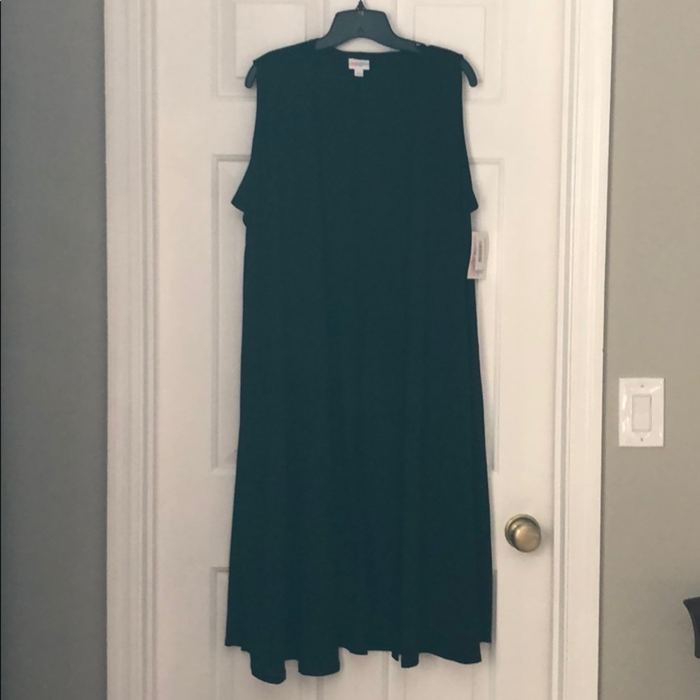 LuLaRoe Joy black duster vest